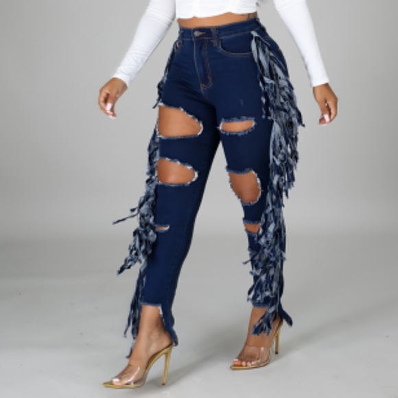 Fringe Jeans - Picture 1 of 1